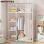 Wardrobe Closet Dustproof Storage Rack Organizer Container