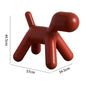 Plastic Children's Chair Cute Cartoon Dog Animal