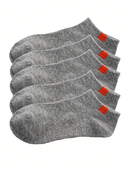5 Pairs Low Tube Men Sport Socks