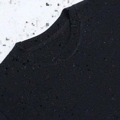 Music Glitch Optical Illusion Graphic Tee Men