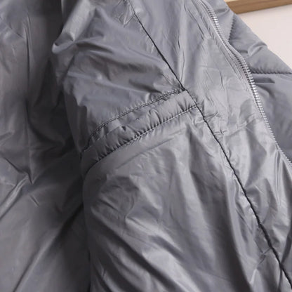 Men's Cotton Jacket with Quilted Diamond Pattern
