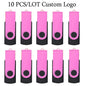 10pcs Flash Drive Flash Memory Card Memory Stick