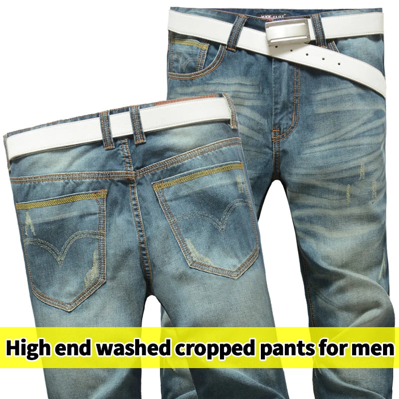 Ripped Plus Size Jeans for Men Fashion