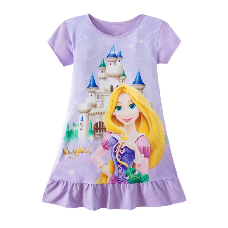 Elsa Cartoon Minnie Party Dresses Pajamas