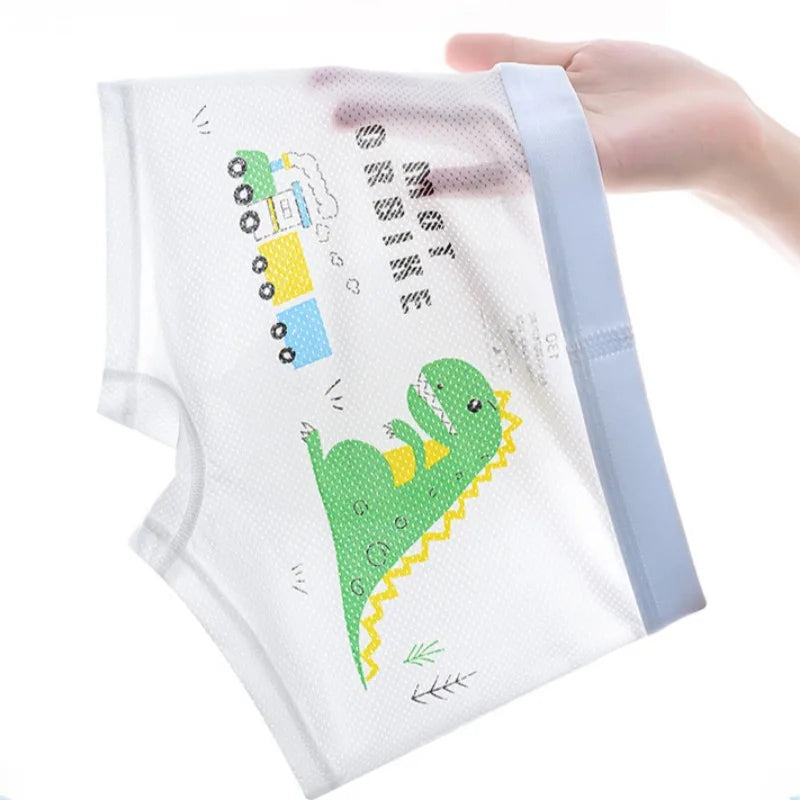 4PCS Boys Underwear Cartoon Print Knickers