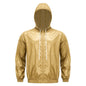 Mens Waterproof Hooded Breathable Raincoat
