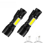 Rechargeable LED Flashlight Zoomable Torch