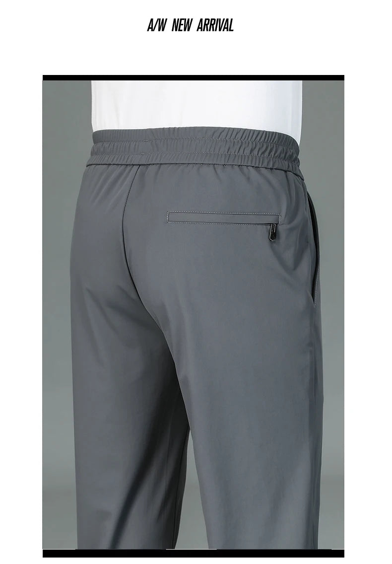 Silk Stretch Casual Fashion Long Pants Pencil