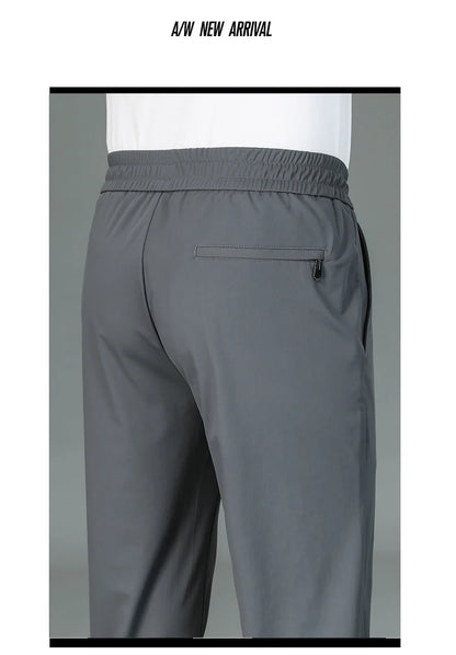 Silk Stretch Casual Fashion Long Pants Pencil