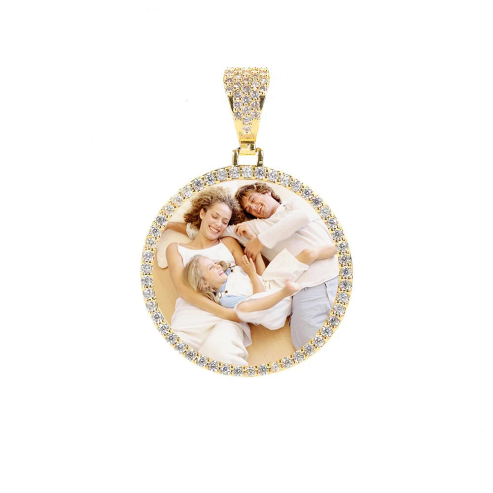Hip Hop Jewelry Bling CZ Picture Necklace
