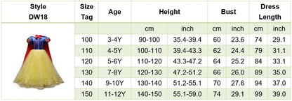 Girls Elsa Anna Dress Princess Carnival Jasmine Rapunzel