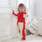 Girls Cleaning Mop Long Sleeve Crawling Jumpsuit