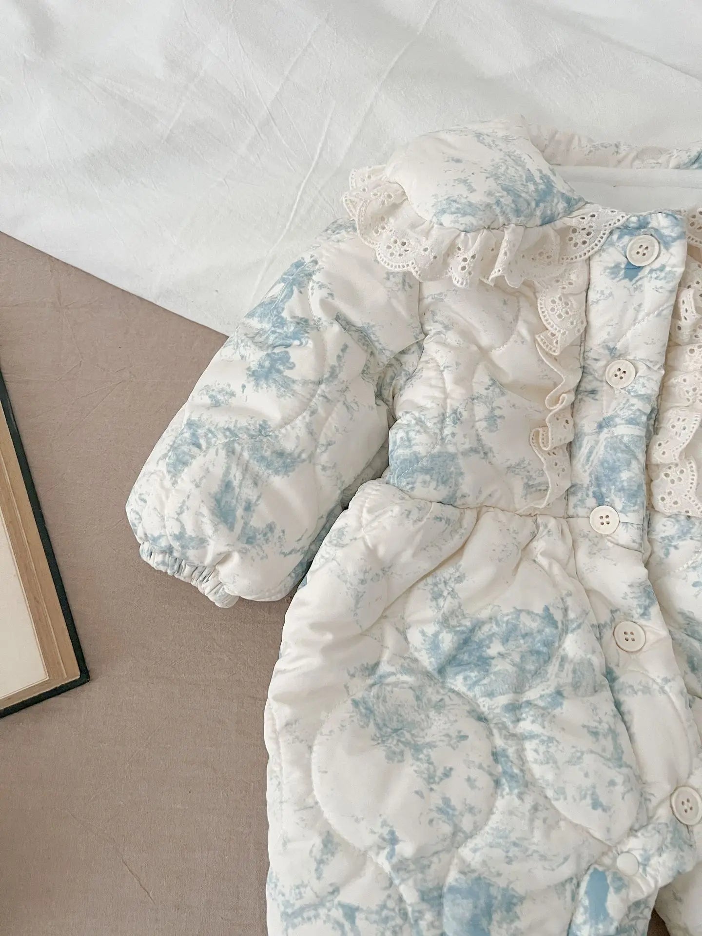 Infant Baby Girls Long Sleeve Cotton Jumpsuit