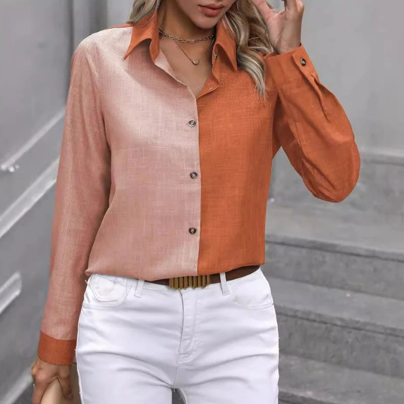 Fashion Casual Blouse Women Streetwear Long Sleeve