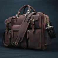 Genuine Leather Men Briefcase Business bag