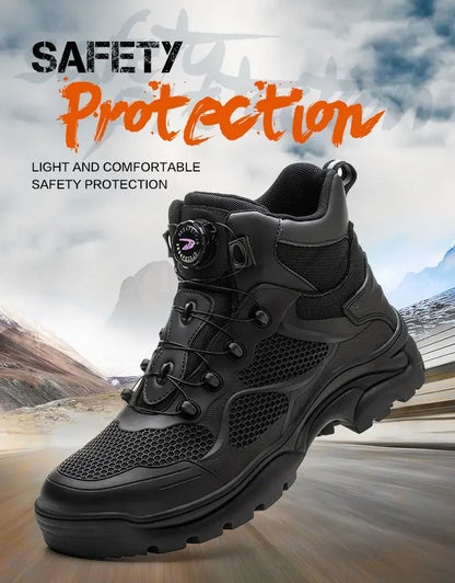 Men's Safety Work Boots Steel Toe Indestructible