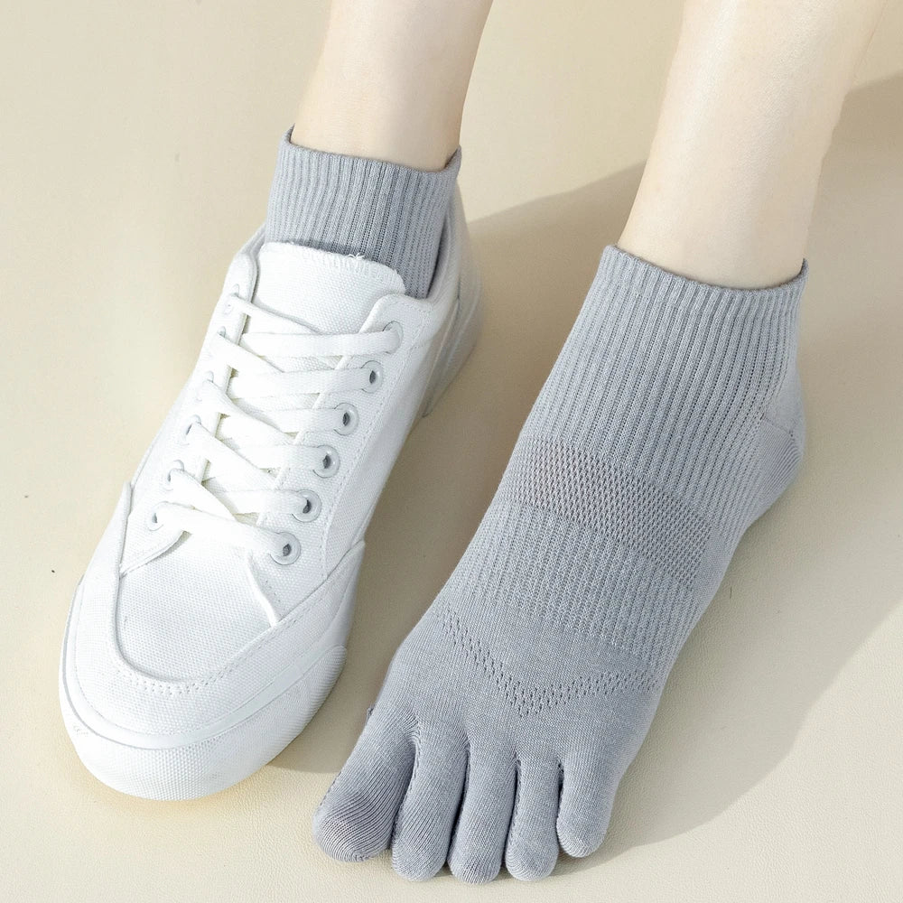 5 Pairs  Women Sports Toe Socks