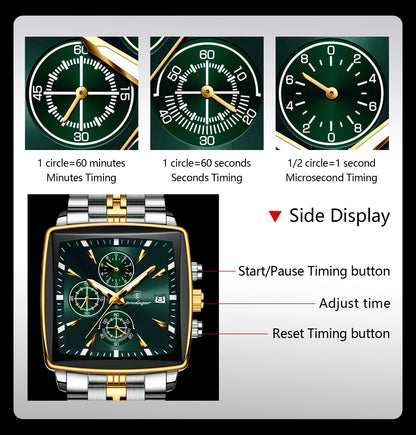 POEDAGAR Top Luxury Male Wristwatch Waterproof