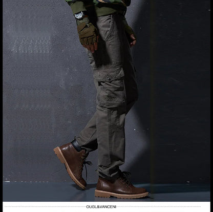 Work Khaki Tactical Pants Men Military Jogger