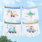 4PCS Cute Dinosaur Boys Breathable Underwear