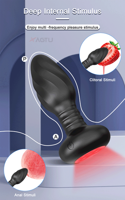 Toy Butt Plug Stimulator Masturbation Penetration Vibrating