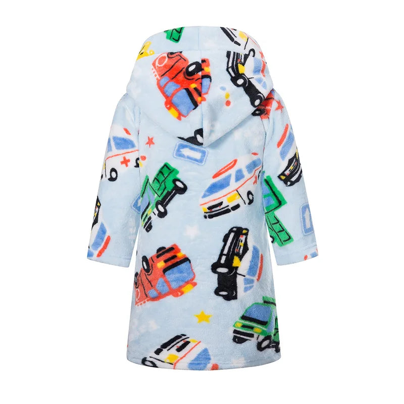 Boys/Girls Winter Colorful Bathrobe Sleepwear Loungewear