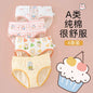 4 Pcs Girls Cotton Antibacterial Breathable Toddler Cartoon Briefs