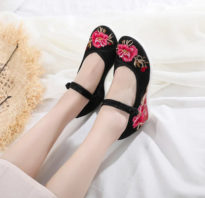 Woman Casual Ethnic Style Canvas Vintage