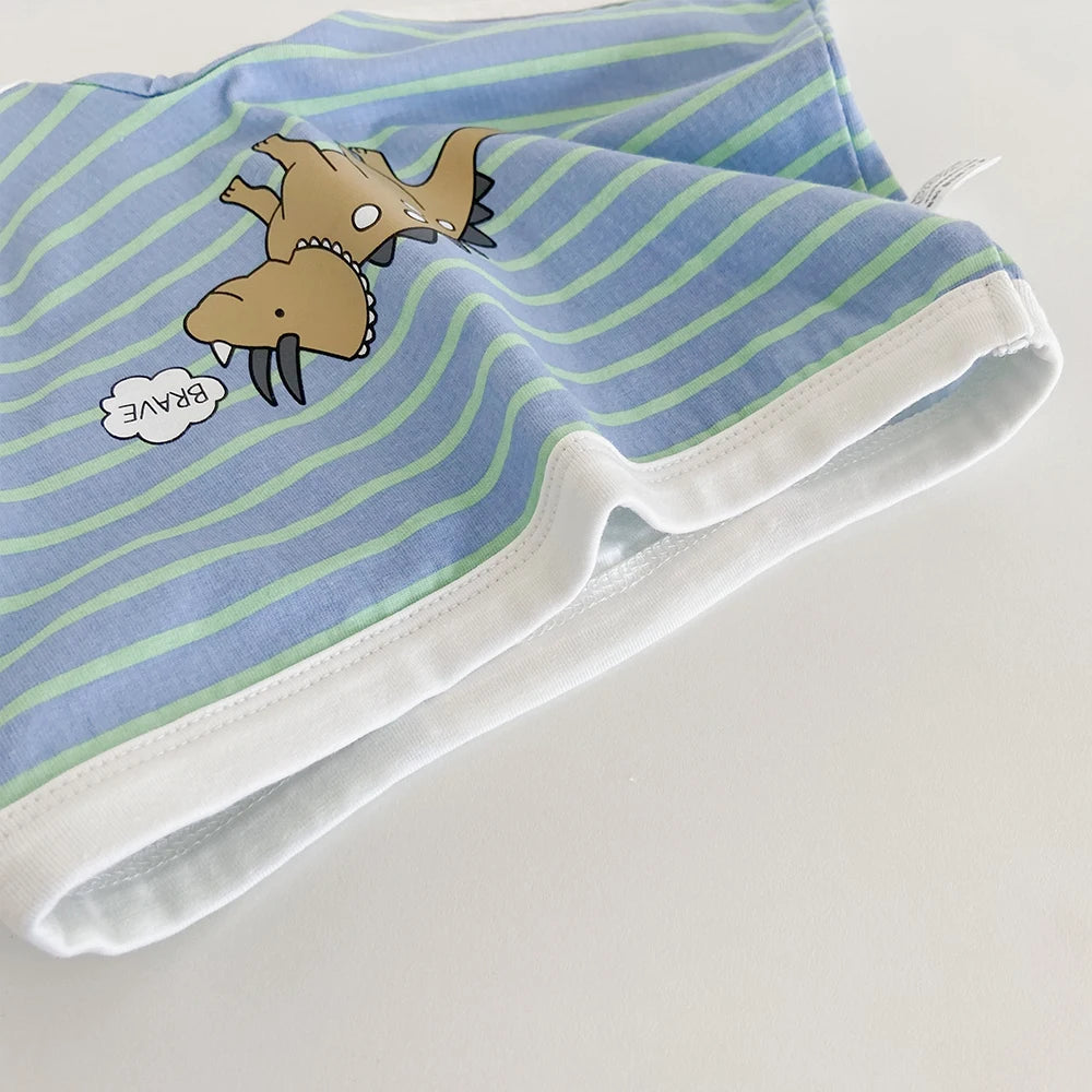 3PCS Young Girls/Boys Cute Cotton Briefs Boxers Underwear