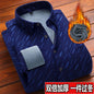 American Vintage Thickened Warm Plaid Shirt Mens