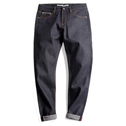 Maden Retro Men's Jeans Embroidery Straight