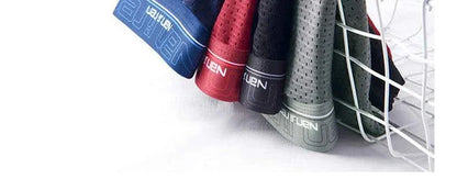4pcs Men's Boxer Silk Plus Size Breathable Briefs