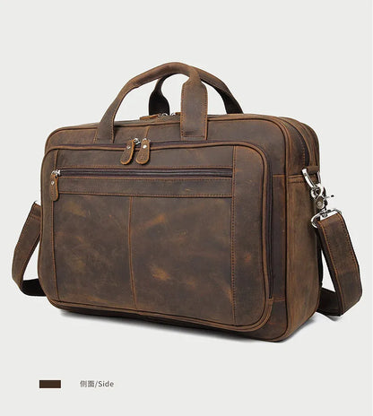 Genuine Leather Men Briefcase Business bag