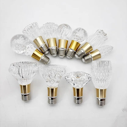 Acrylic Crystal LED Bulb Chandelier Fairy Lamp