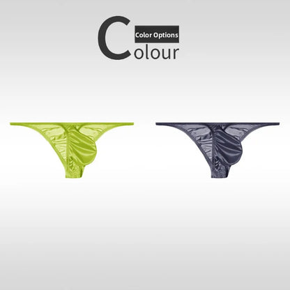 Low Waist Ice Silk Smooth Men's e Underwear