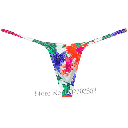 Men's Swim Thongs Micro G-string Big Pouch