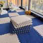 10Pcs Plush Puzzle Foam Floor Mat Carpet Playmat