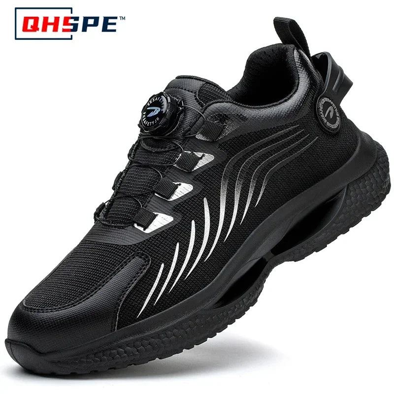 Safety Shoes Men Anti-smash Anti-puncture Work Shoes