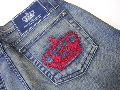 Vintage South Pole Black Denim Jeans Men's