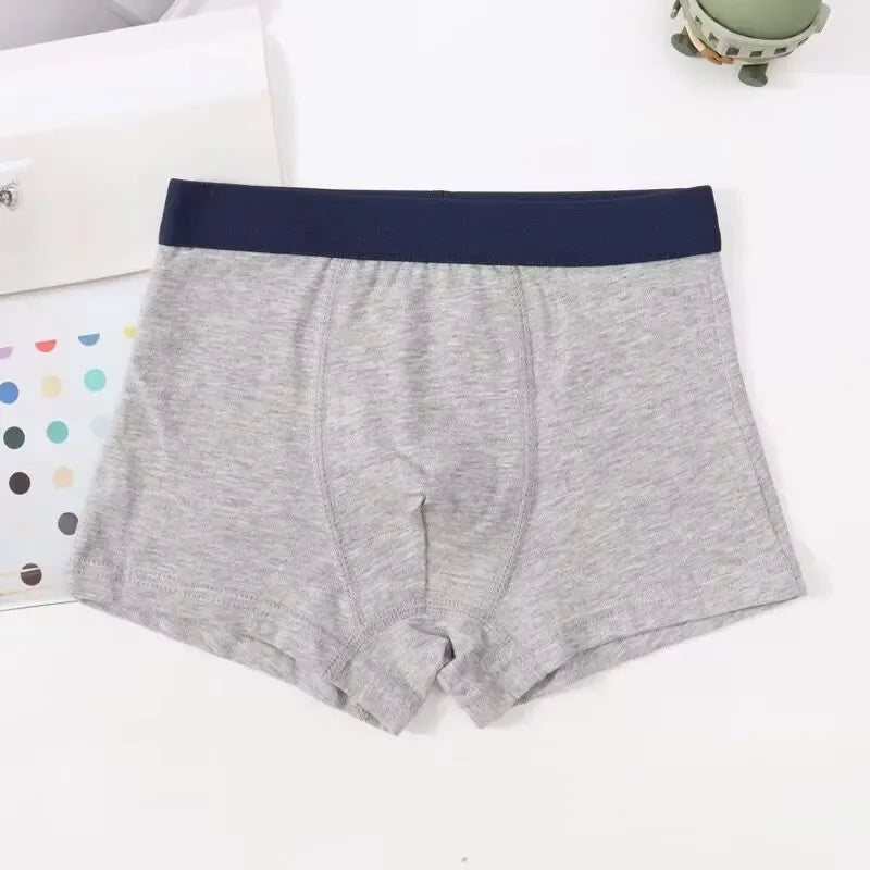5PC High Quality Boys Boxer Cotton Underwear