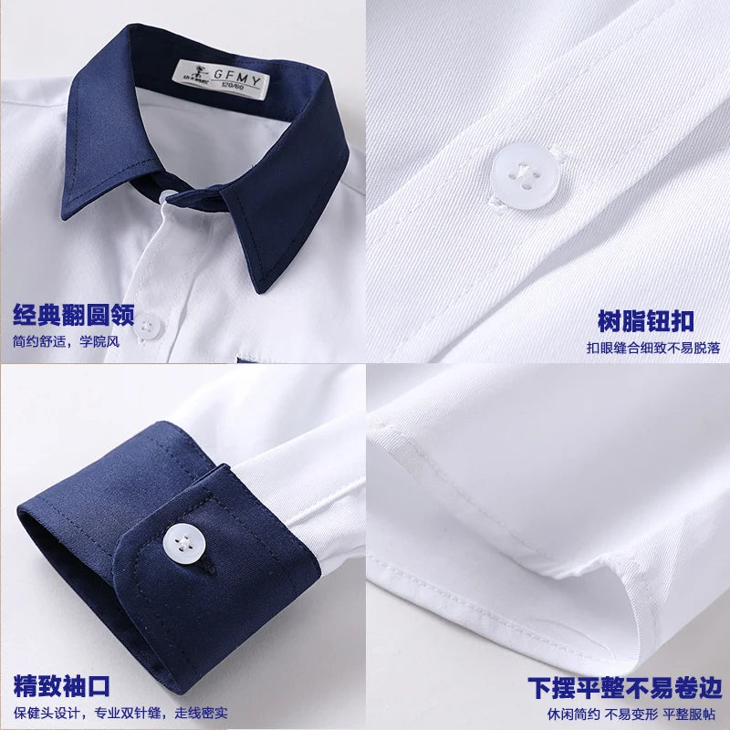 Boy Long Sleeve Plaid Shirts