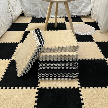 Soft Plush Foam Puzzle Carpet Warm Play Mats