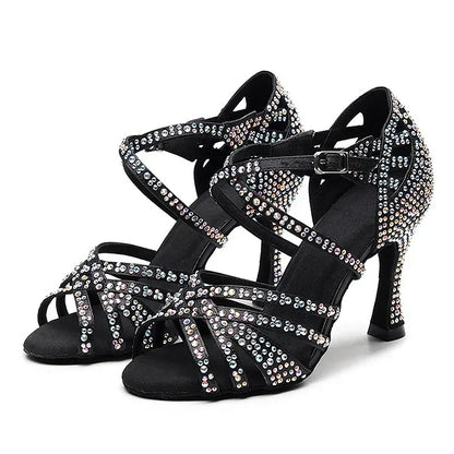Women High Heels Diamond-encrusted Sandals