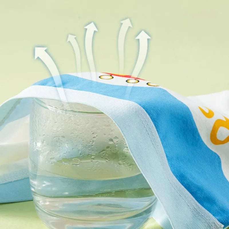 4PCS Cotton Antibacterial Boys Breathable Comfort Underwear