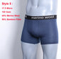 Mens Merino Wool Boxer Brief Breathable Fitness
