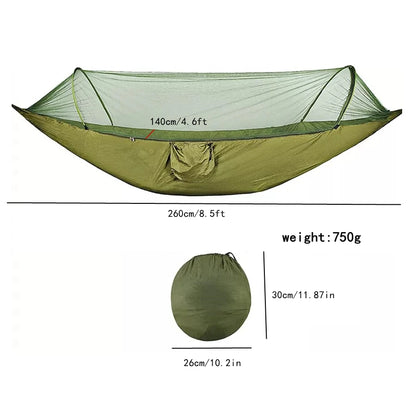 2 Person Camping Garden Hammock With Mosquito
