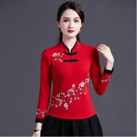 Streetwear Fashion Casual Women Vintage Top