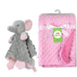 Personalized Baby Security Blanket Comforter Tags Rattles