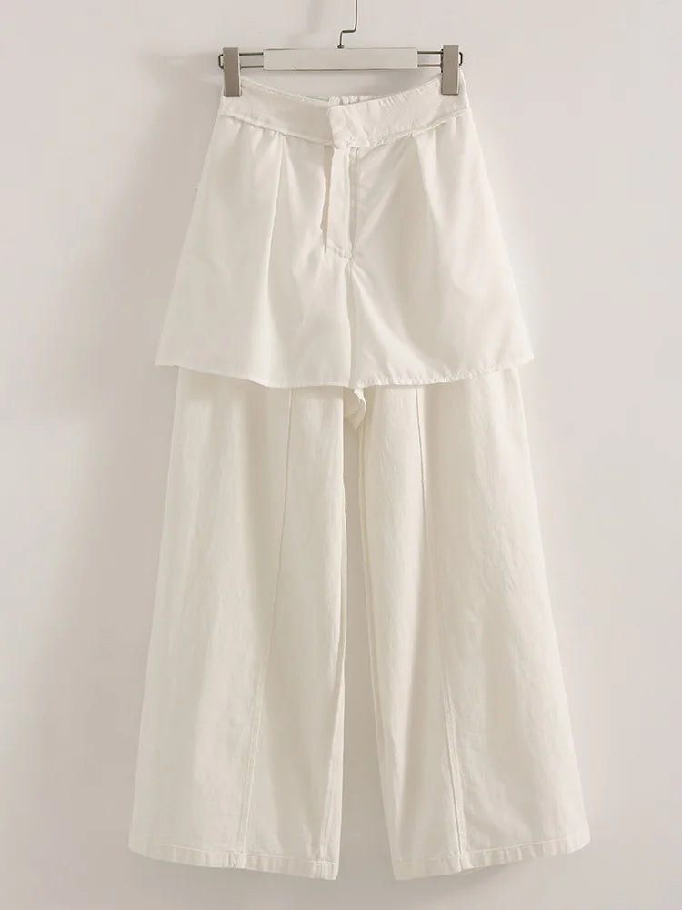 Women Wide Leg Formal Straight Leg Pants