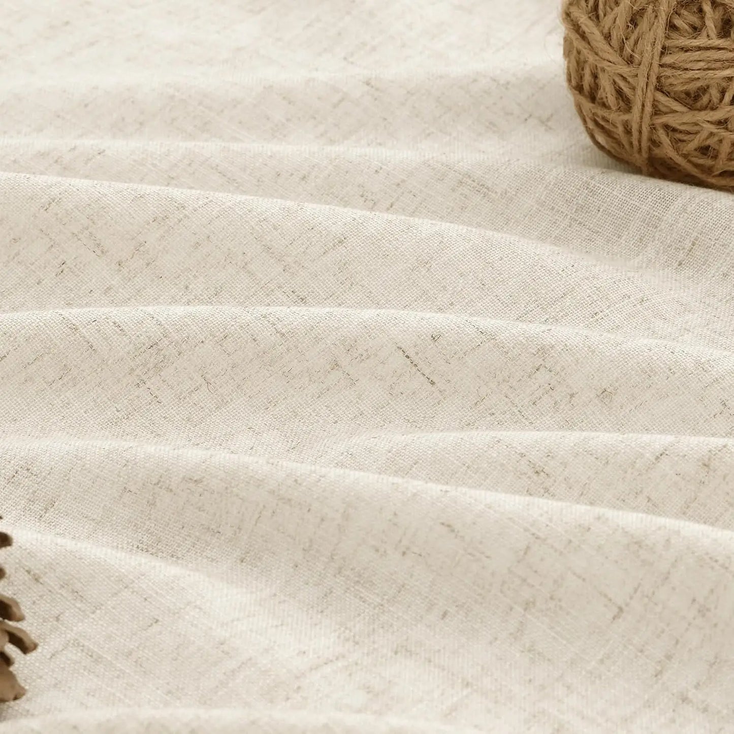 Custom Made Sheer Curtain Faux Linen Tulle